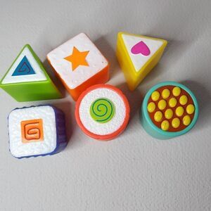 Sassy STEM Baby Box Toy Shape Replacements shapes only